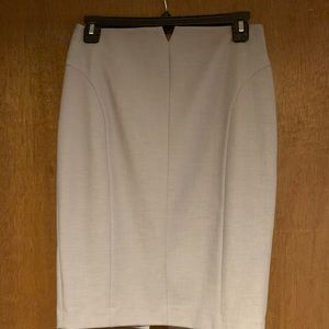 EXPRESS Light Grey High Waisted Suit Skirt.